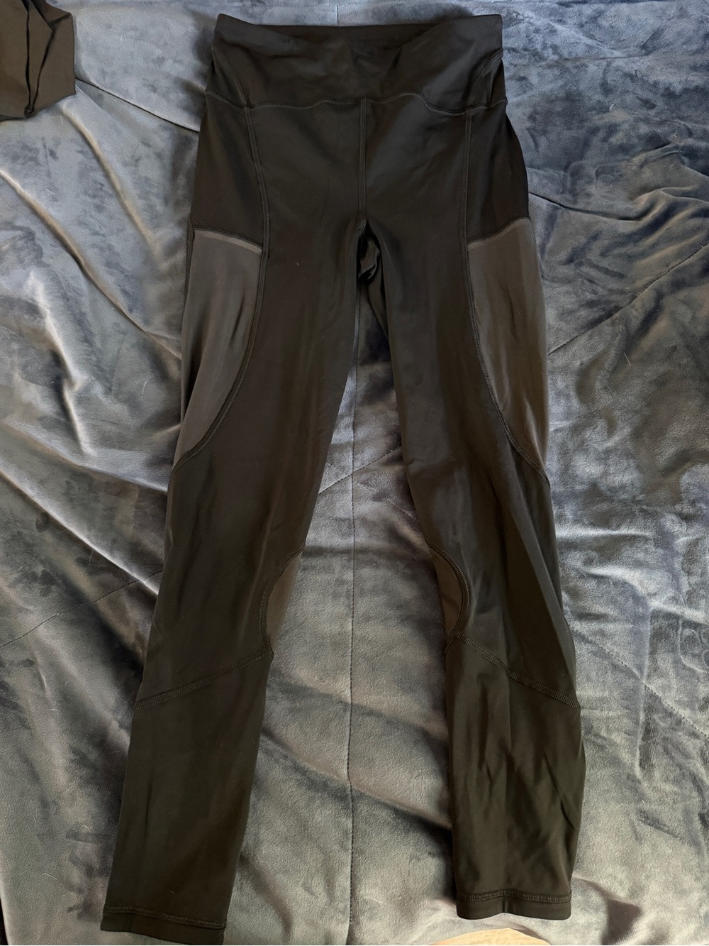 lululemon athletica Black High-Rise Leggings with Side Pockets
